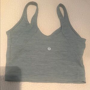 lululemon athletica Light Gray Sports Bra